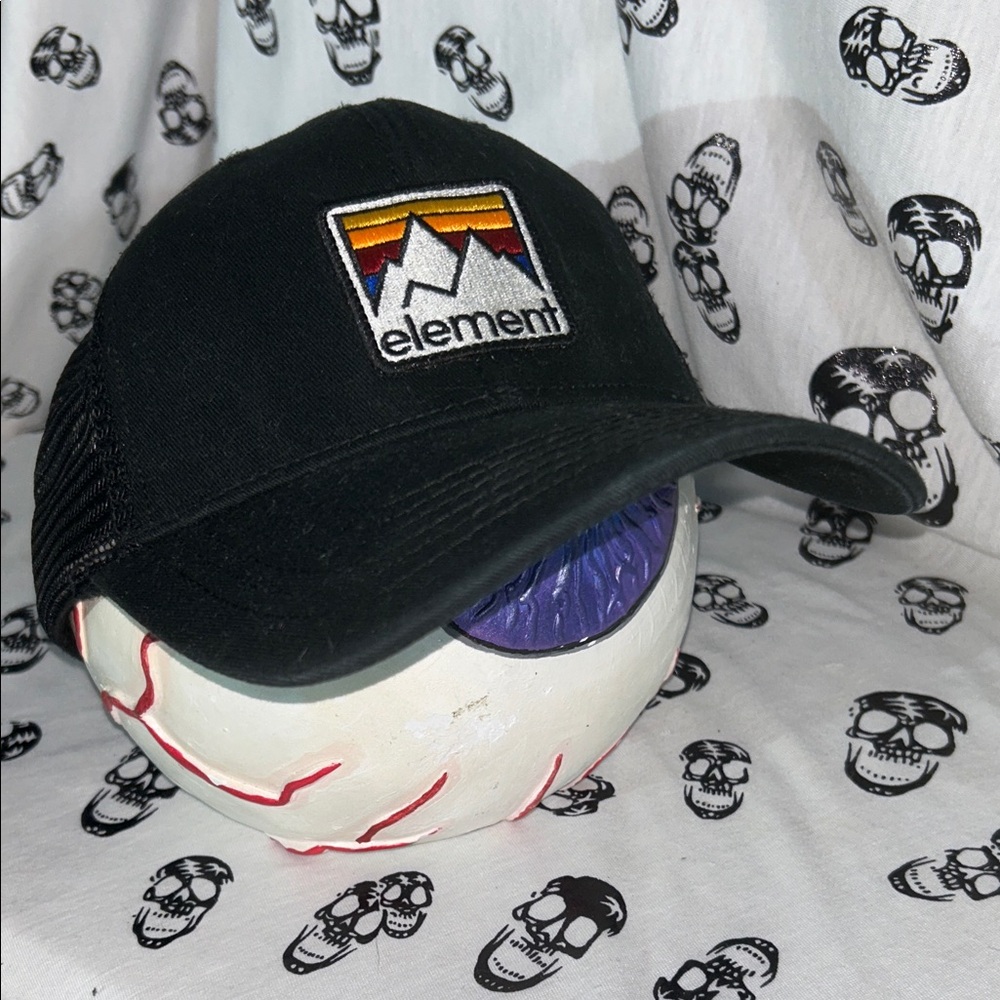 Element Black Cap with Mountain Patch